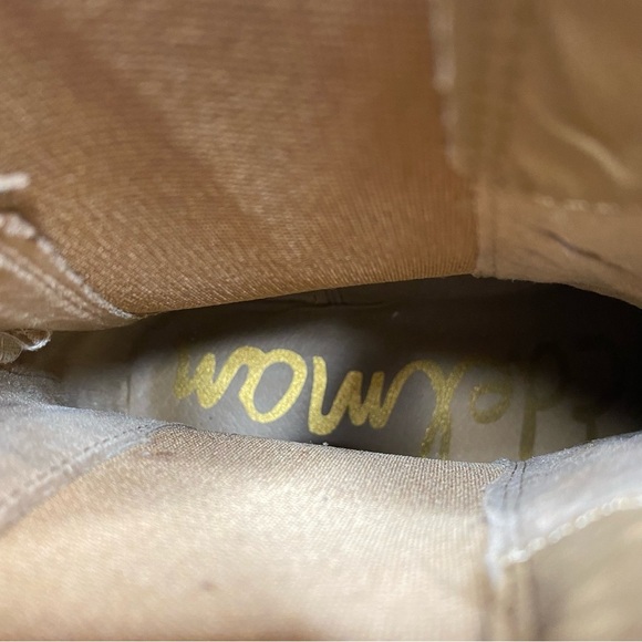 New! Sam Edelman Lulia Brown Suede Lug Sole Chelsea Boot 7 1/2 M - Picture 12 of 14